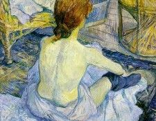 Toulouse-Lautrec The toilette, 1896, 67x54 cm, Musee DOrsay. -,  