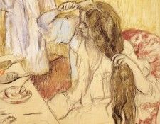 Degas Edgar Woman At Her Toilet. , --
