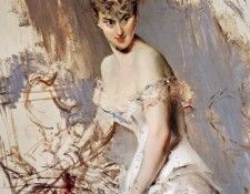 Portrait of Alice Regnault 1880. Boldini, ��������