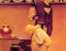 Lady Violetta and the Knave. , Maxfield