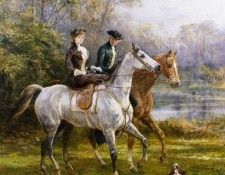 A Ride in the Park by Heywood Hardy. , 