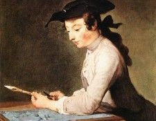 Chardin The Draughtsman. , - 