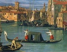 Canaletto The Grand Canal and the Church of the Salute (detail. ���������