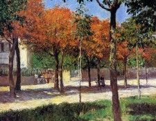 Caillebotte Gustave Square in Argenteuil Sun. , 