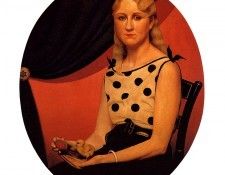 bs-ahp- Grant Wood- Portrait Of Nan. , 