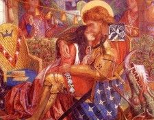 Rossetti Dante Gabriel The wedding Of Saint George And The Princess Sabra. ��������, ����� ��������