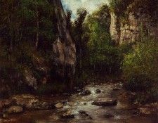 Courbet Gustave Landscape near Puit Noir near Ornans. �����, ������