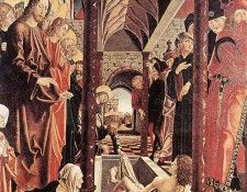 PACHER Michael St Wolfgang Altarpiece Resurrection Of Lazar. Pacher, 