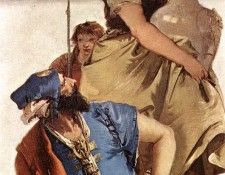Tiepolo A Seated Man and a Girl with a Pitcher. ,  