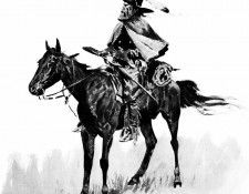 Fr 024 A Scout, 1868 FredericRemington sqs. Remington, 