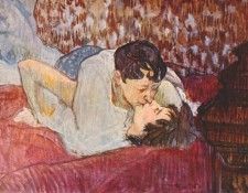 lautrec the kiss 1892. �����-������, ���� ��