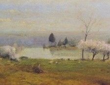 Pond at Milton on the Hudson. , 