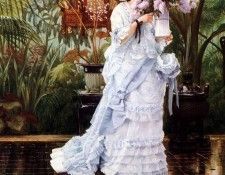 The Bunch of Lilacs. Tissot,  