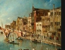 Guardi View on the Cannaregio Canal, Venice, c. 1775-1780,(3. ������ ���������