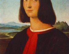 Raffaello Portrait of Pietro Bembo, 1504-06, 54x69 cm, Museu. 