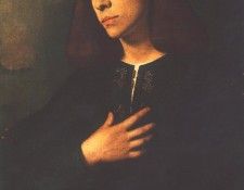 Giorgione Portrait of a Youth (Antonio Broccardo), Budapest. 