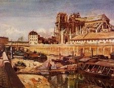 Jongkind Johan Berthold Notre Dame de Paris Seen from the Pont de L-Archeveche. Jongkind, ����� ��������