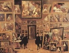 TENIERS David the Younger Archduke Leopold Wilhelm In His Gallery 1647. ,  
