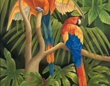 s4-vanishingspecies001-scarletmacaw. , L