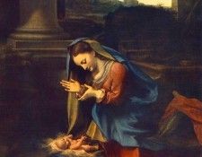CORREGGIO The Adoration Of The Child. 