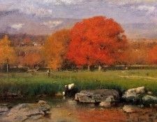 Inness George Morning Catskill Valley aka The Red Oaks. ������, ������