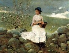 Homer Winslow Peach Blossoms. , 