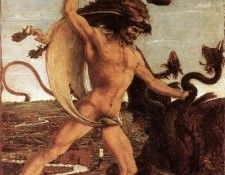 POLLAIUOLO Antonio del Hercules And The Hydra.  