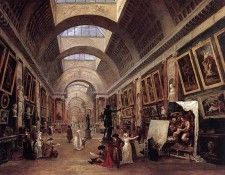 ROBERT Hubert Design For The Grande Galerie In The Louvre.  