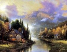 JLM-Thomas Kinkade-Simpler Times I.  