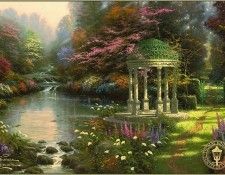pa ThomasKinkade 05 TheGardenOfPrayer. ������� �����