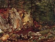 Brook Study at Warwick 1873. , 