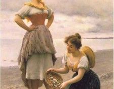 Blaas Eugene de Gathering Shells. Blaas,  