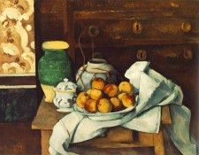CeZANNE STILL LIFE WITH COMMODE,1883-87, BAYERISCHE STAATSGE. ������, ����