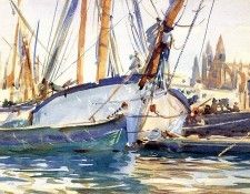 Sargent John Singer Shipping Majorca. ,  