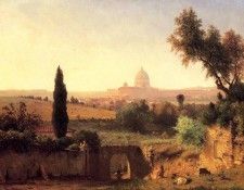 Inness George St. Peter-s Rome. , 