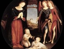 Piero di Cosimo The Adoration of the Christ Child 1505. ,  