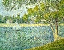 Seurat The Seine at Le Grande Jatte, 1888. , 