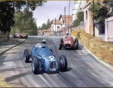 CorsaScan 007 Gordini Road Racing At Pau 1954. , 