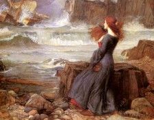 Waterhouse John William Miranda The Tempest. ,  