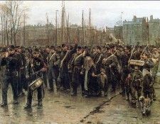 Transport of Colonials Sun. Israels, 