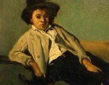 Corot Italian Peasant Boy, 1825-1826, Detalj 1, NG Washingto. , --