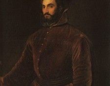 TIZIANO PORTRAIT OF IPPOLITO DE MEDICI 1532 34 PITTI PALAC.  ( )