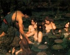 ger-WilliamWaterhouse-HylasAndTheNymphs. ,  