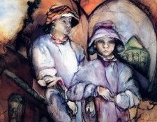 Evelyn Klein - Two Figures and Dome, De. , 