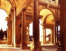 Sargent John Singer A Study of Architecture Florence. ,  