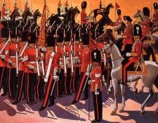 Roberts, William - Trooping the Colour (end. , 