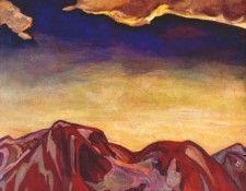 varley the cloud, red mountain c1928. ������