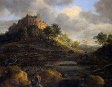 Ruisdael van Jacob Castle Bentheim Sun. ,  