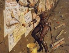 lrs Verlinde Claude Le Diable Pose Des Affiches. , 