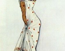 bakst design for a ladys dress 1912. , 